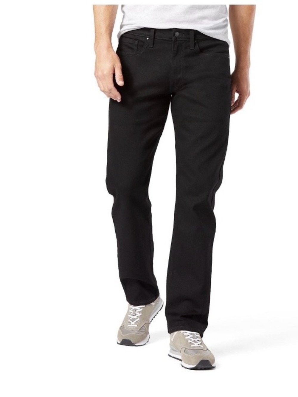 Signature by Levi Strauss Men’s Black Regular Fit Jeans W28 L30